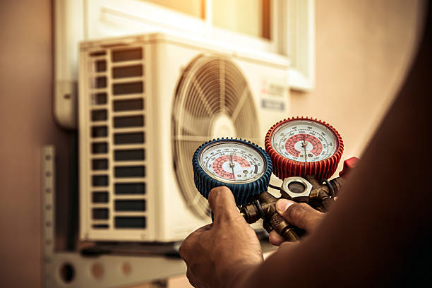 Professional Hvac technician working in Bagley, MN